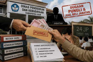 Dugaan Pungli dan Jual Beli Jabatan di Lingkungan Disdikbud Kaur Mencuat, Konfirmasi ke Pihak Terkait Masih Diupayakan